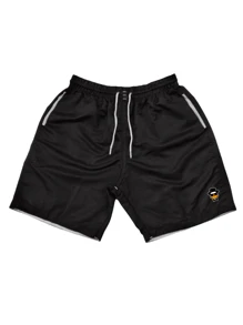 Men Shorts - Đen và trắng - Xem 1