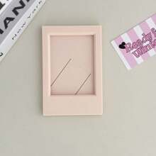 INS糖果色塑料相框，迷你3英寸相架，式照片架，偶像小卡片展示收納架 - 彩色 - 查看 8
