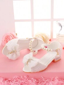 Girls' Dress Sandals For Formal Occasions, Children High Heels For /Models Performance And Fashion Show