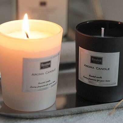 1pc Home Fragrance Candle, Long-Lasting Scent, Suitable For Bedroom Decoration, Birthday Parties,Gifts Graduation