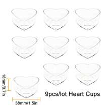 45 Stücke Wertpackung von Diyclan Transparenten Kunststoff Tee Wachs Tassen Herstellung Behälter mit mehreren Formen für künstlerische Kreationen