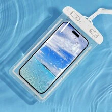xcxjyf 防水手機殼漂移潛水游泳防水包適用於6英寸移動套小袋殼套水下防水袋殼套套 - 黑色 - 查看 18