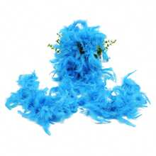 1pc 6.6ft/2m Colorful Feather Boas For Women Costume Dress Up Party Bulk Decoration,Hawaiian Party Supplies,Party Favors Decorations,Festival, And Rainbow Parties - Multicolor - View 6