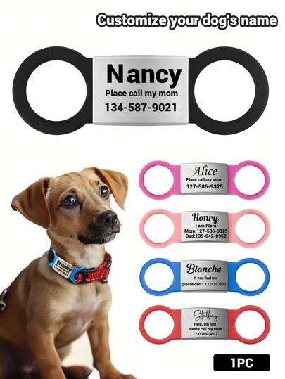 Custom Engraved Name Dog Tag For Pets,Personalized Pet Id Tag For Dog Cat,Customized Tag,Customizable Dog Tags For Small,Medium, Large Name Dogs Tags,Dog Gifts,Pet Birthday Gifts,The Perfect Gift For Pet Lovers,Vintage,Casual,Unisex,Hipster,Stylish,Cute,Unique,Pet Accessories,Unique Gifts,Customized Pet Supplies,Pet Supplies,2025 Halloween Accessories,Personalized With Pet's Name