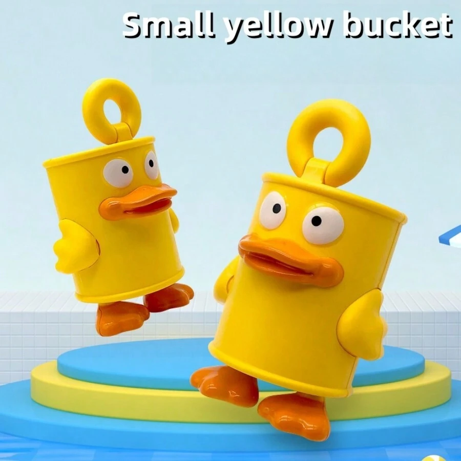 1pc Duck Shaped Prank Toy With Spray Water Bottle - Yellow - View 1