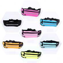 1 pieza Riñonera impermeable, para correr/hacer ejercicio, con compartimento para teléfono, llaves, billetera, diseño unisex para decoración del hogar de otoño - Multicolor - Ver 3
