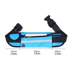 1 pieza Riñonera impermeable, para correr/hacer ejercicio, con compartimento para teléfono, llaves, billetera, diseño unisex para decoración del hogar de otoño - Multicolor - Ver 6