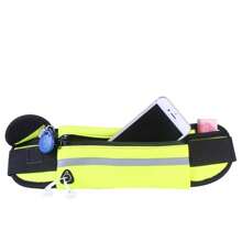 1 pieza Riñonera impermeable, para correr/hacer ejercicio, con compartimento para teléfono, llaves, billetera, diseño unisex para decoración del hogar de otoño - Multicolor - Ver 9