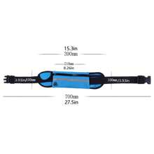 1 pieza Riñonera impermeable, para correr/hacer ejercicio, con compartimento para teléfono, llaves, billetera, diseño unisex para decoración del hogar de otoño - Multicolor - Ver 7