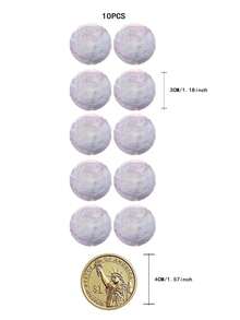 10入組天然珍珠母貝薄片，適用於珠寶首飾製作，如風鈴、耳環和項鍊等DIY項目，是送給朋友和母親的絕佳禮物 - 天然貝殼片 - 查看 14