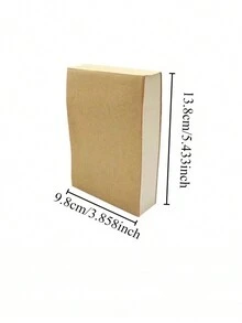 1入組空白內頁筆記本，包含200張空白草稿紙，適合學生辦公室繪圖、草稿紙和家用便條紙 - 多色 - 查看 2