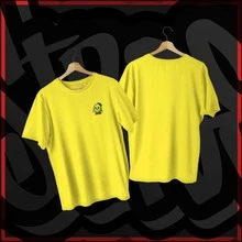 Camiseta 100% Algodão 30.1 Unissex Estampa Limão Siciliano Joinha Blusa Lançamento Envio Já - Amarelo - Visão 1