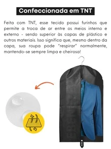 Vỏ bọc quần áo Trang trí Halloween Trang phục Halloween Trang trí mùa thu Trang trí lễ hội - màu đen - Xem 4