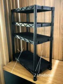 Storage Shelves & Racks - 黑色 - 查看 5
