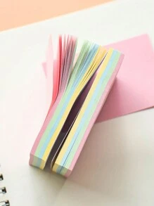 2 Packs (Total Of 200 Sheets) 4-Color Sticky Notes With Colorful Pages For Messages, Notetaking, And Office Reminders - Multicolor - View 5