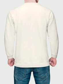 Men Hoodies - Màu be - Xem 2