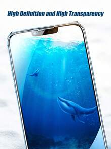 5 Pcs Matte Tempered Glass Screen Protector Compatible With IPhone [Anti-Glare] [Anti-Fingerprint] [Smooth As Silk] Compatible With IPhone 16/16 Plus/16 Pro/16 Pro Max/15/15Pro/15 Plus/15 Pro Max/14/13/12/11 Gift For Birthday, Family, Friends Phone Screen Protector, Phone Accessories - Black - View 7