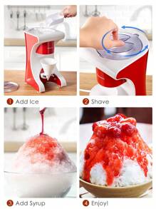 Shaved Ice Machine Snow Cone Machine, Reemix Slushie Machine For Snow Cone, Snowballs, Frozen Cocktails And More, Easy To DIY With Snow Cone Syrup At Home - US A Type Plug(110-127V) - View 3