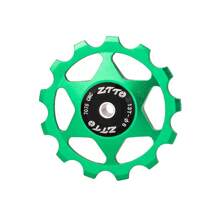 Polea guía del desviador de acero ZTTO, rueda de jockey de bicicleta de MTB / carretera con rodamiento de acero de 11T / 13T aleación de aluminio CNC AL7075, disponible en 4 mm / 5 mm / 6 mm