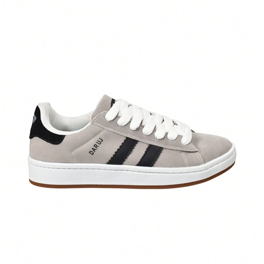 Tenis Masculino Daruj Esportivo Confortavel Academia Casual Sneaker Skate - Cinza - Visão 1