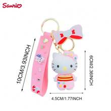 1PC Official Licensed Blue Funny Peripheral Keychains Cartoon Cute Key Chain Pretty Everyday Backpack Charms Car Key Decorations Party Favours For Girlfriends - Baby Blue - View 6