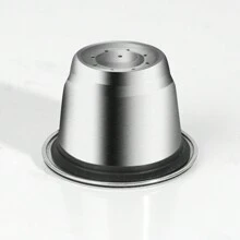 Reusable Capsules Stainless Steel Refillable Coffee Pods Compatible With Machine - Silver - View 11