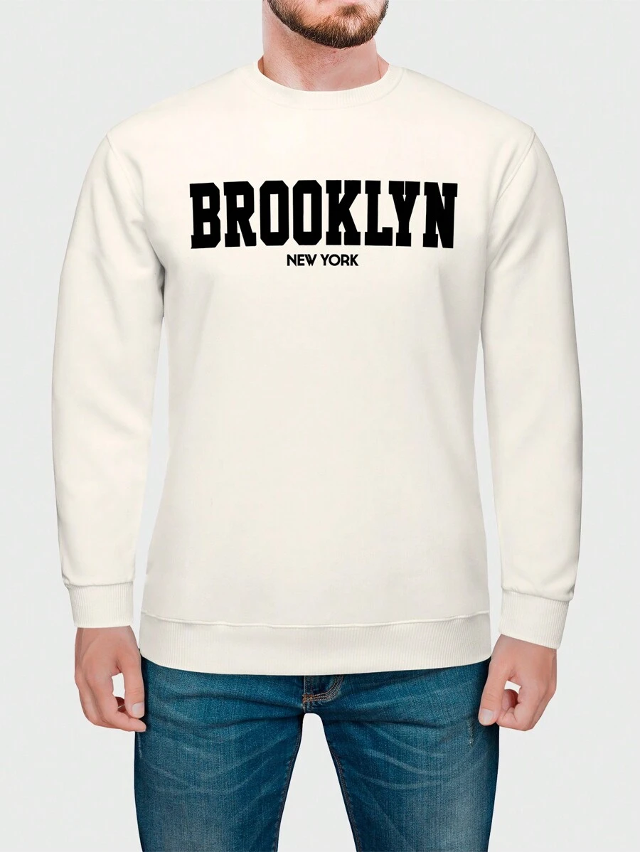 Men Hoodies - Màu be - Xem 1