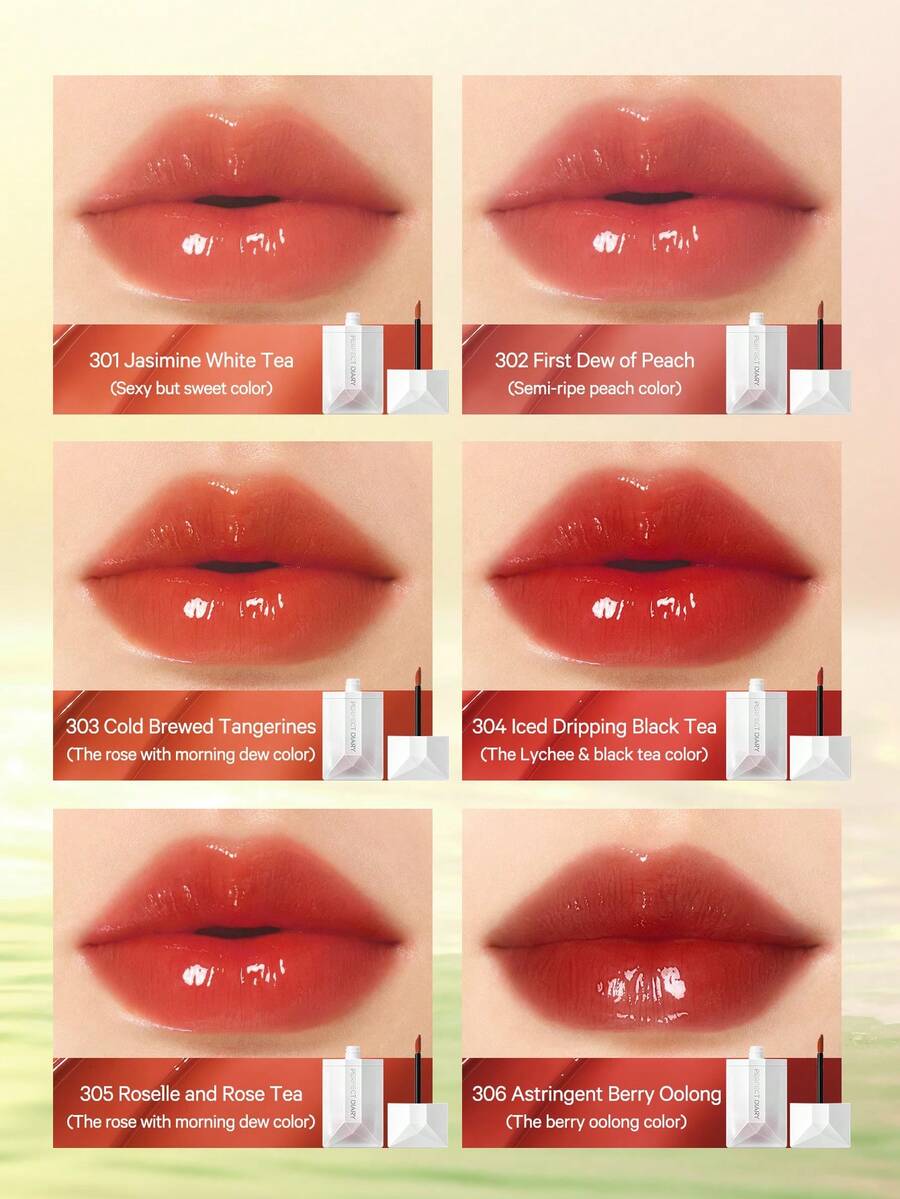 PERFECT DIARY Perfect Diary BrandNew [Glistening] Glossy Lip Stain