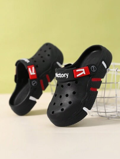 Pantofi scobitori de vară pentru copii, papuci de plajă, simpli, ușori, confortabili, la modă, rezistenți la uzură, pantofi scobiți, rezistenți la alunecare, pentru copii mari