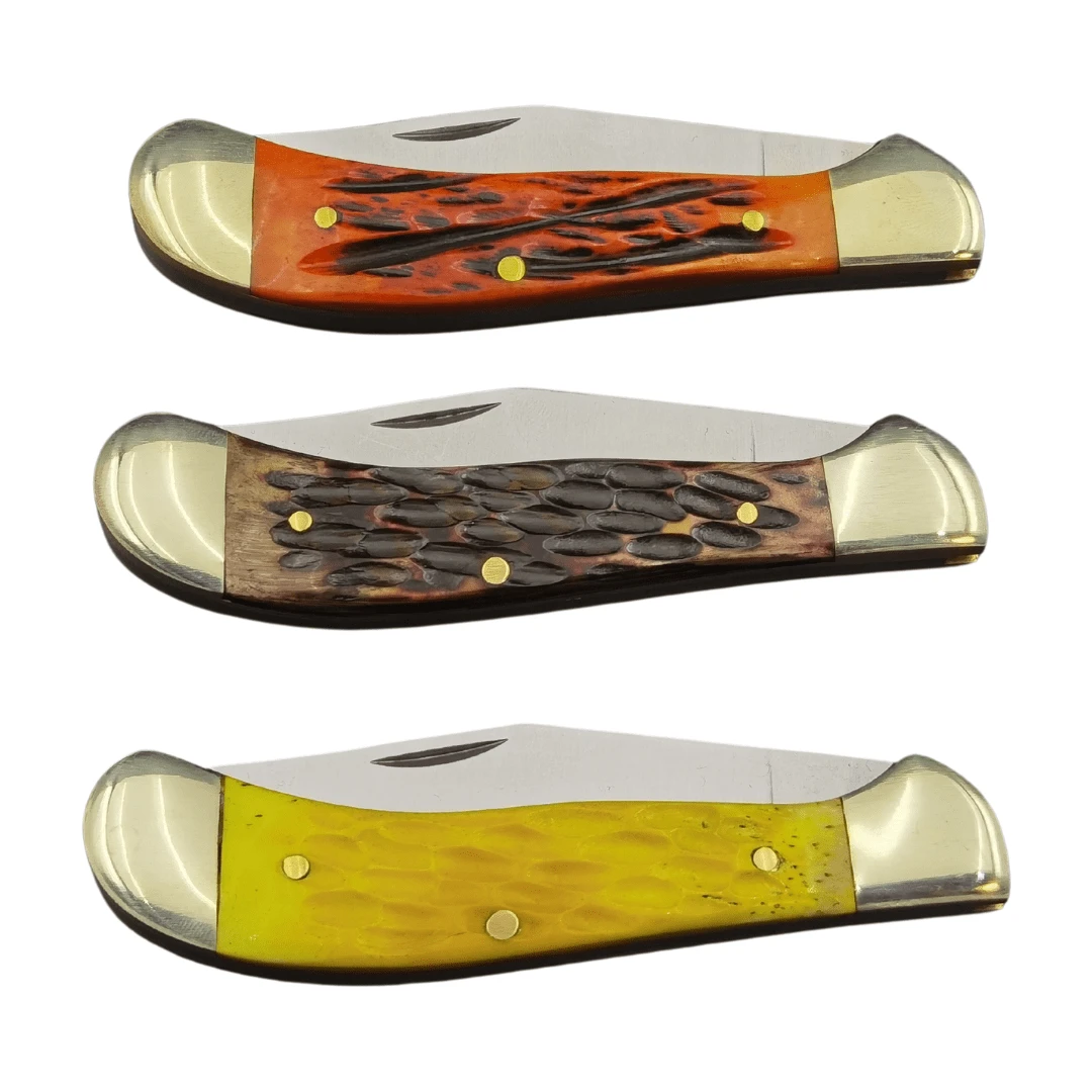 Fodero Per Coltello Tascabile In Pelle 11,1 Cm Marrone