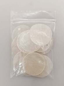 10入組天然珍珠母貝薄片，適用於珠寶首飾製作，如風鈴、耳環和項鍊等DIY項目，是送給朋友和母親的絕佳禮物 - 天然貝殼片 - 查看 7