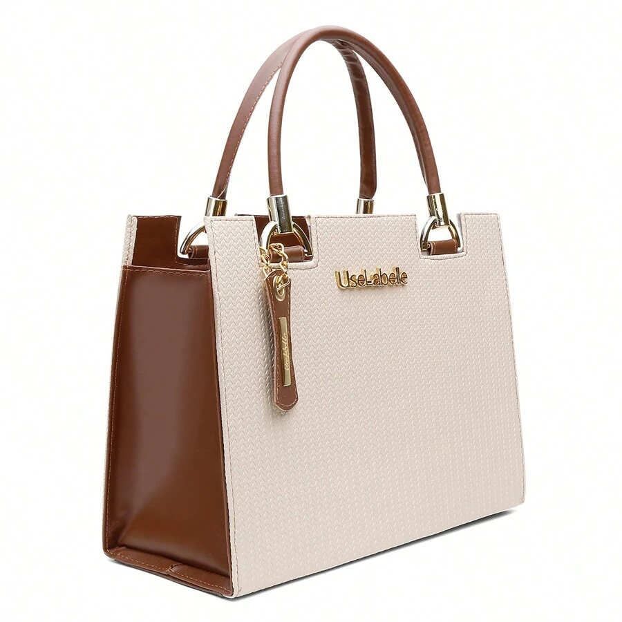 Original Women's Quality Bag High Strength And Multifunctional Capacity + Removable Cross Shoulder Strap 60% OFF - white brown - View 1