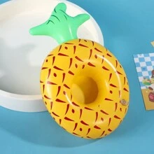 1pc Floating Inflatable Cup Holders Beverage Coasters, Inflatable Floating Cup Holder, Swimming Pool Beverage Coaster, Mini Floating Cup Holder, Summer Swimming Pool Party Decoration