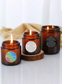 500 piezas Etiquetas de advertencia redondas de 1.5 pulgadas para velas, herramientas DIY para hacer velas - 500 piezas/rollo - Ver 3