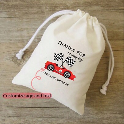 5pcs Personalized Custom Retro Vintage Race Car Racing Themed Favor Bags 1st 2nd 3rd 4th 5th 6th 7th 8th 9th 10th Birthday Party Decoration Thank You Welcome Gift(13x18cm) Multi-Functional, For Anniversaries Valentine's Day Mother's Day, For Birthdays, For Children's Day Father's Day Graduation Weddings Living Room, Bedroom, Tea Room, Home, Bathroom, Office, School,Christmas,Gala Night