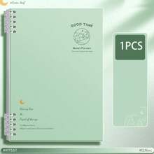 1pc Easy-To-Flip Notebook With Detachable Pages, Non-Skid Surface, Simple Fresh Style, B5 Spiral Notebook For Students Preparing For Postgraduate Entrance Examination