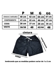 Men Shorts - Đen và trắng - Xem 3