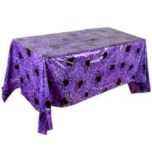 1pc Halloween Decoration Tablecloth Pumpkin Spider Web Bat Tablecloth Holiday Party Home Table Decoration Supplies,Christmas