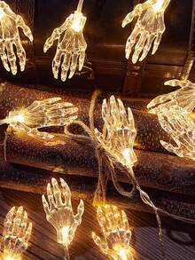 1pc Ghost Hand Shaped Decorative LED Light For Outdoor Festivals - Palm Light - View 5