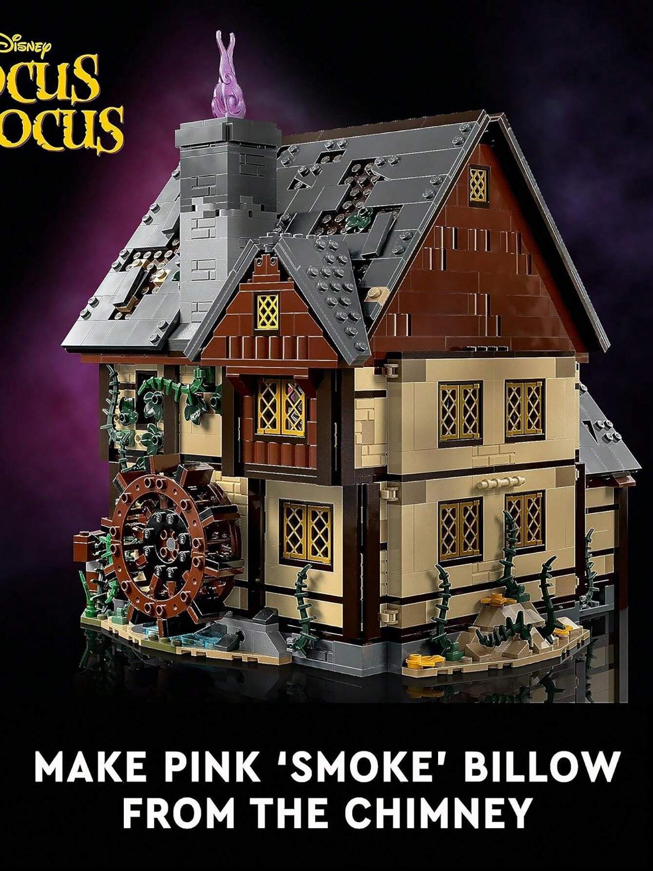 LEGO LEGO Ideas Disney Hocus Pocus le chalet des sœurs Sanderson, ensemble de construction de
