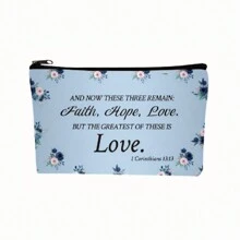 10 Pcs Christian Makeup Bag Bible Pencil Pouch Bible Cover Floral Cosmetic Bags Set Christian Inspirational  Gifts Study Supplies For Women, Adults, Baby Shower Prizes  Gifts In Bulk - 10 Pcs Christian Makeup Bag - View 11