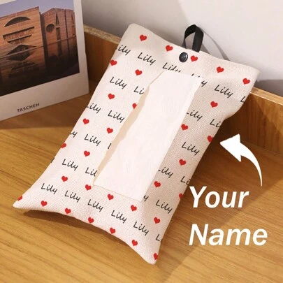 1 st personligt mode anpassat mönster foto sanitetsskydd Organizer, vävnadspåse, tyg vävnadspåse, kreativ tyg vävnadshållare, hängande vävnadspåse, hemförvaring, dagligt behov, hushållstillbehör för reseförvaringsväska, sminkväska, kosmetikapåse, semestersminkorganisatör, stor kapacitet läppstiftssmink, skidvårdsskåp, sminkorgan, Forizer Telefon, mynt, små föremål, för hem, present, semester och festival Halloween jul multifunktionell användning, Boho Vibes