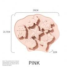 Silicone Chocolate Mold, Ocean World Theme - Dolphins, Mermaid Tails, Soap Mold, Cake Decorating Tools, Cupcake Decorations - Random Color - View 11