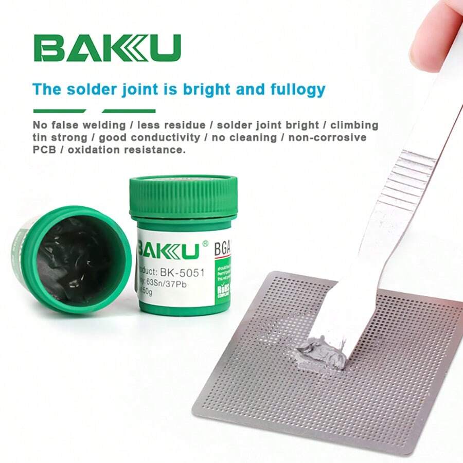 Baku 5051 38g low temp solder paste tin soldering paste no clean tin