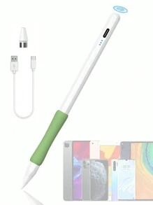 Active Stylus Pens For Touch Screens, Peilinc Pencil For Android, Rechargeable Tablet Pen POM Tip Magnetic IPad Pencil For IPad/Pro/Air/Mini/I-Phone/Sam-Sung/Len Ovo/IOS/Android And Other Touch Screen