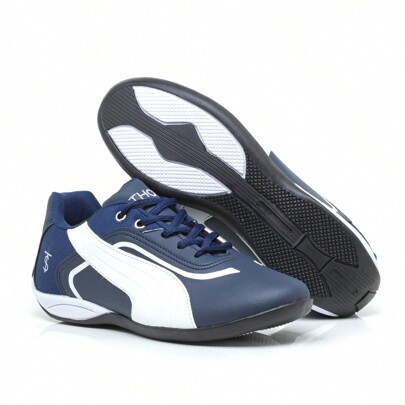 Tênis de futsal adulto masculino em couro para quadra e salão chuteira preta