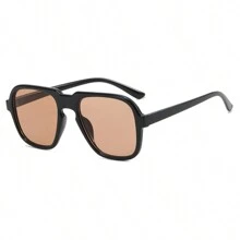 1pc Women Stylish Pilot Fashion Glasses Driving Glasses Beach Accessories Glasses Shades - Multicolor - View 15