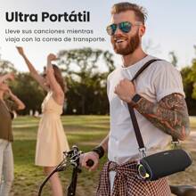 (Semi-Nuevo) Bocina Sounarc R2 Altavoz Portátil 60w 6000 Mah, Sonido Inalámbrico Multifuncional Con Rgb Luz Led, Bluetooth 5.3 Ipx6, Sonido Estéreo Hd, Bajos Profundos, Reproducción De Aux/micro Sd/tf/usb, Negro - Negro - Ver 9