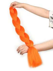 Long Synthetic Hair Braid - Orange - View 1