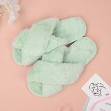 Women's Cross Strap Slippers Plush Soft Home Slippers Plush Warm Cozy Open Toe Fluffy Household Shoes Cozy Indoor Outdoor Non-Slip Breathable, Bride Slippers, Bride To Be Gift, Bridesmaid Gift, Bachelorette Party, Fluffy Slippers, Gifts For Mom,  Bridesmaid Gifts, Wedding Gifts, Bridesmaid Proposal, Fuzzy Slippers,  Pink Fuzzy Slippers,  Fuzzy Slipper Slides,  White Fuzzy Slippers,  Fuzzy Slipper Sandals Women,  Black Fuzzy Slippers,  Fuzzy Slipper Shoes,  Fuzzy Slippers For Girls,  Fuzzy Slippers For Women Indoor,  Fuzzy Slipper For Women ,  Fuzzy Slippers Girls,  Fuzzy Slippers For Women,  Plush Slippers For Women,  Plush Slippers Adult.